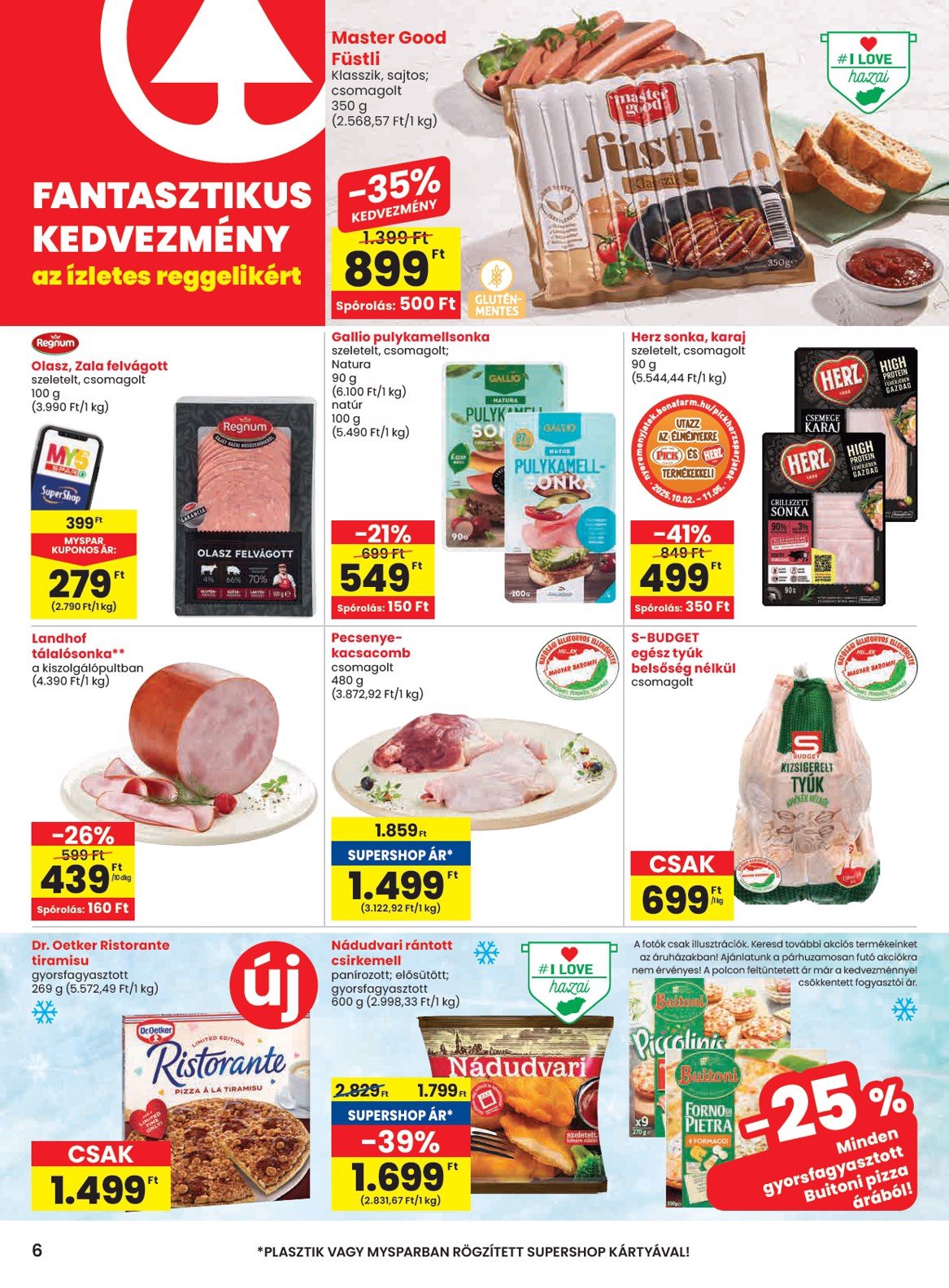 spar - SPAR akciós újság, érvényes 10.02. - 10.08. - page: 6