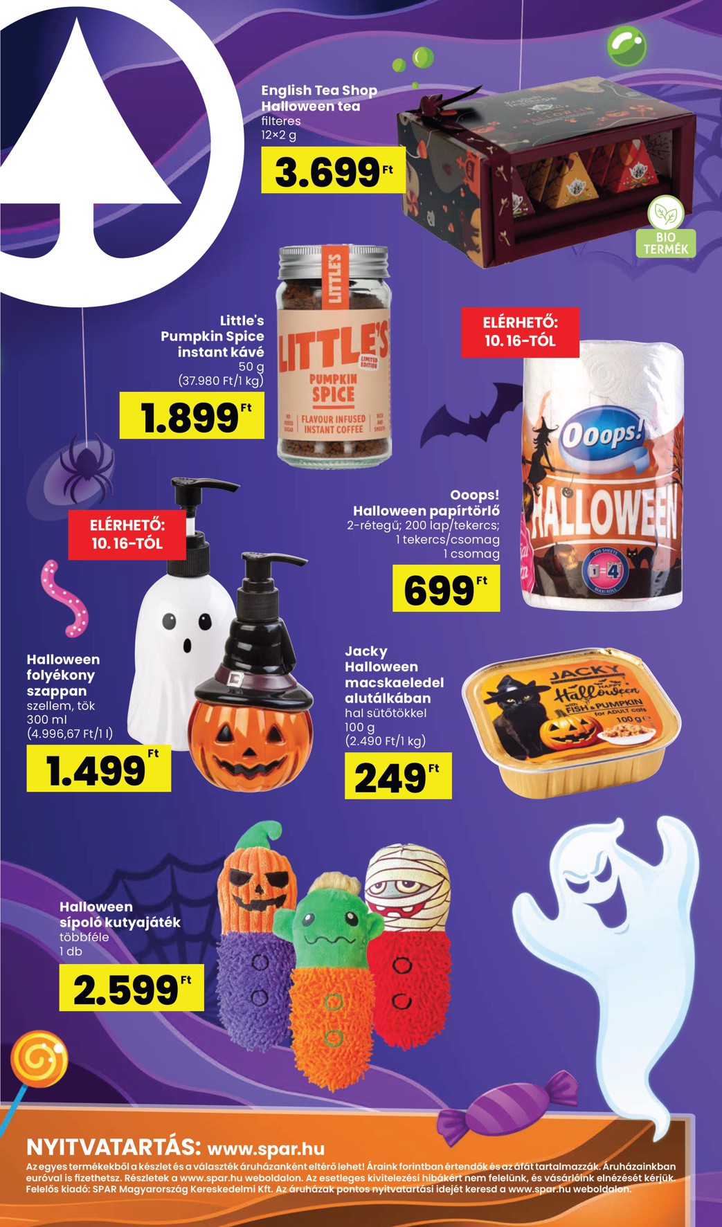 spar - SPAR - Halloween katalógus akciós újság, érvényes 10.02. - 10.31. - page: 10