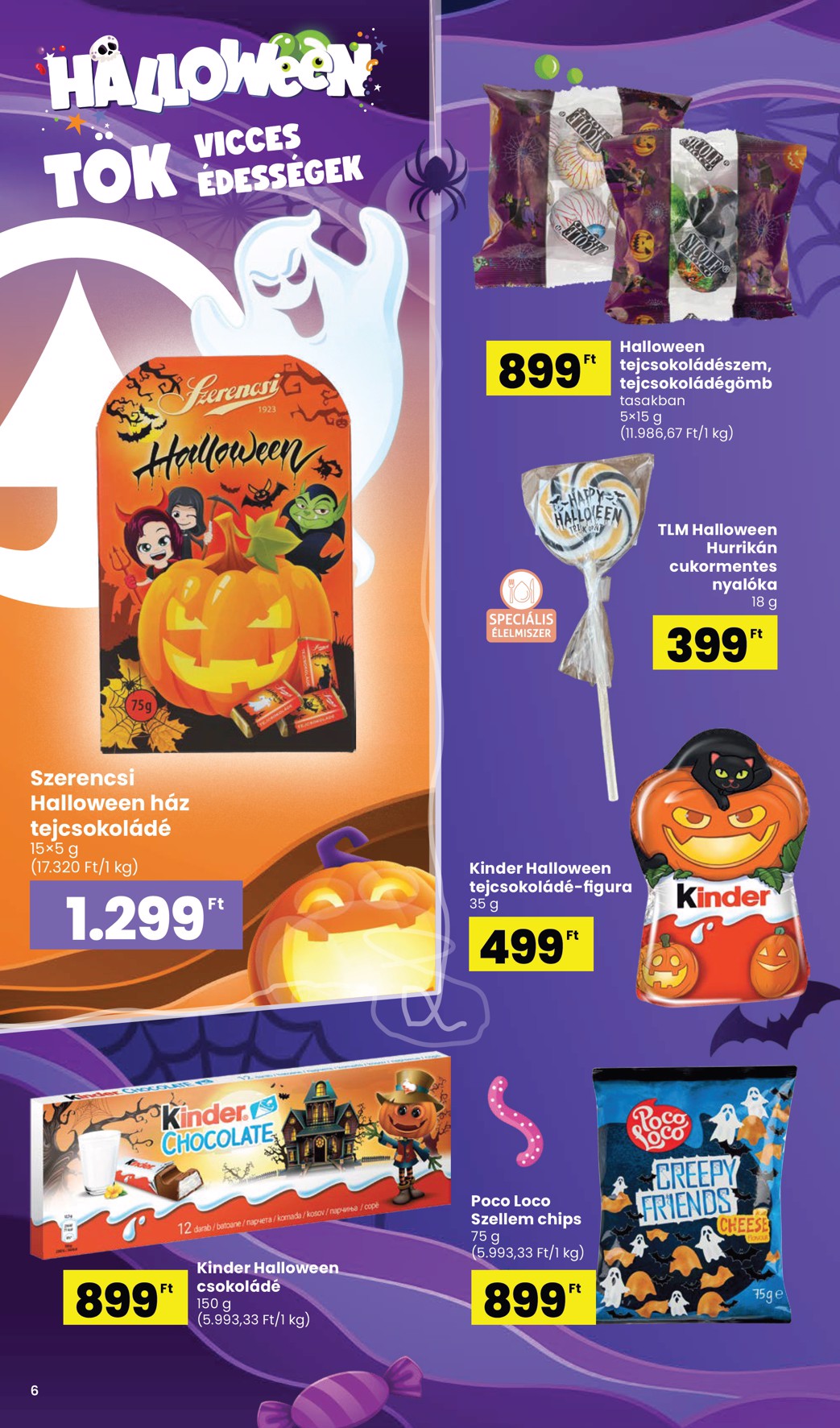 spar - SPAR - Halloween katalógus akciós újság, érvényes 10.02. - 10.31. - page: 6