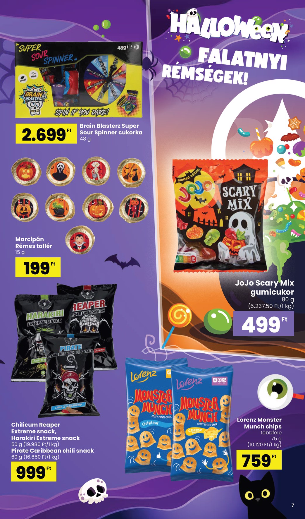 spar - SPAR - Halloween katalógus akciós újság, érvényes 10.02. - 10.31. - page: 7
