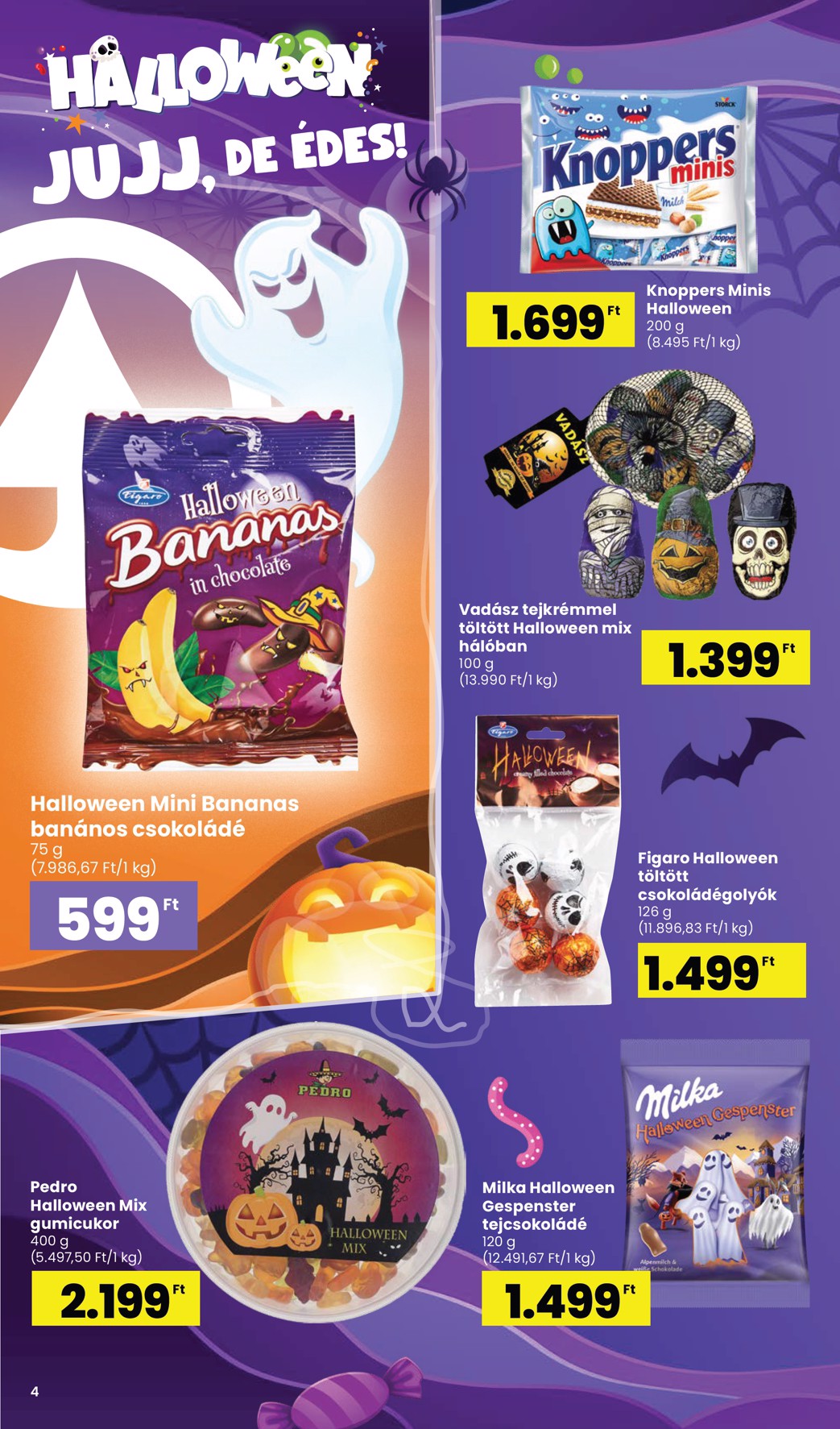 spar - SPAR - Halloween katalógus akciós újság, érvényes 10.02. - 10.31. - page: 4