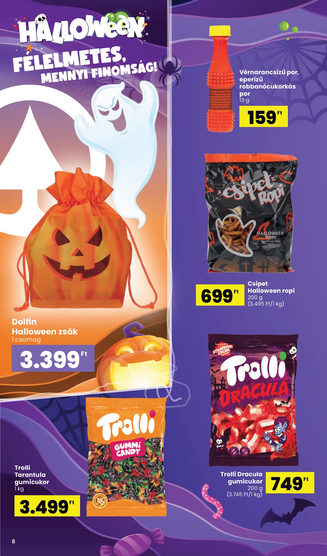 spar - SPAR - Halloween katalógus akciós újság, érvényes 10.02. - 10.31. - page: 8