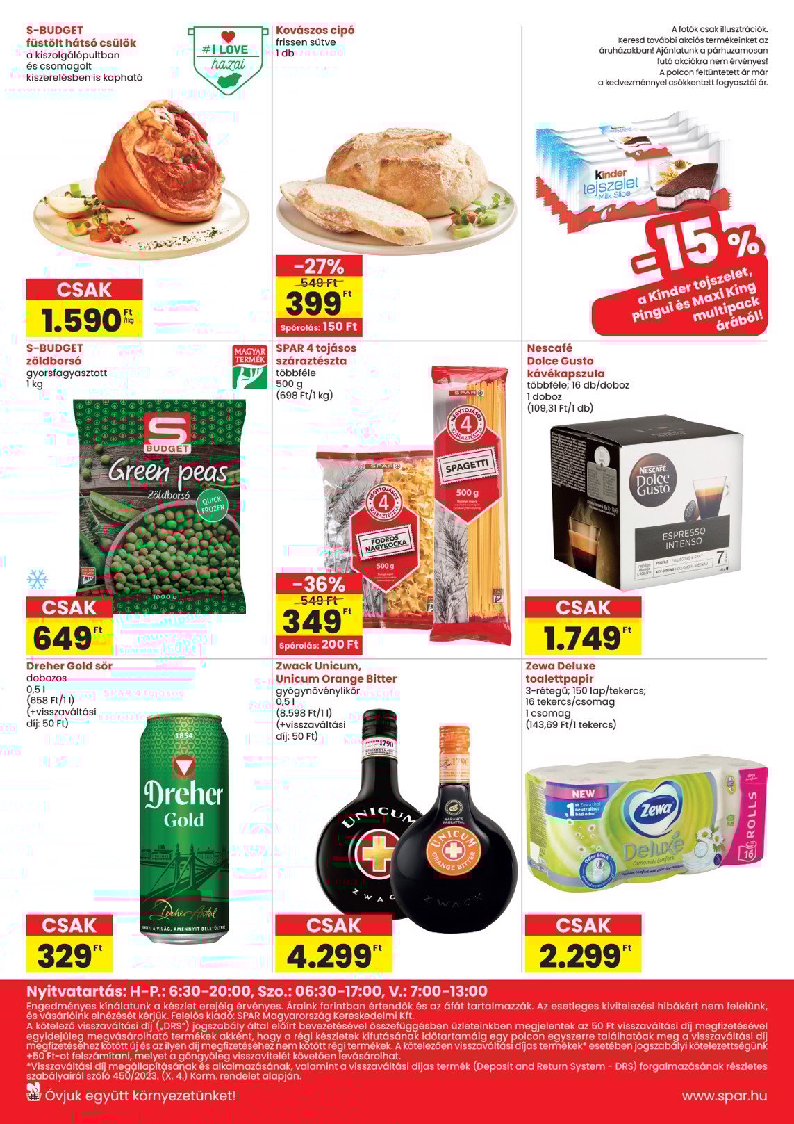 spar - SPAR - Kőszeg üzlet újranyitás akciós újság, érvényes 10.09. - 10.15. - page: 2