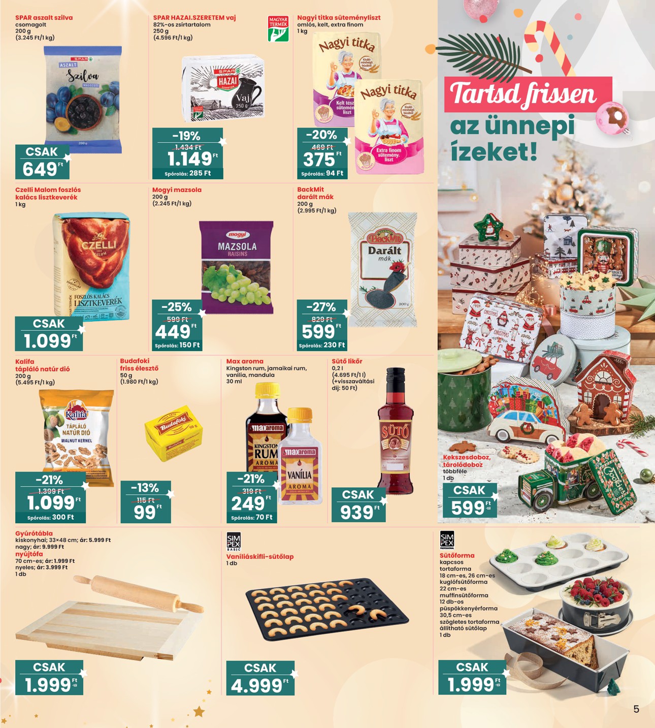 spar - INTERSPAR - Ajándék katalógus akciós újság, érvényes 10.09. - 10.22. - page: 5