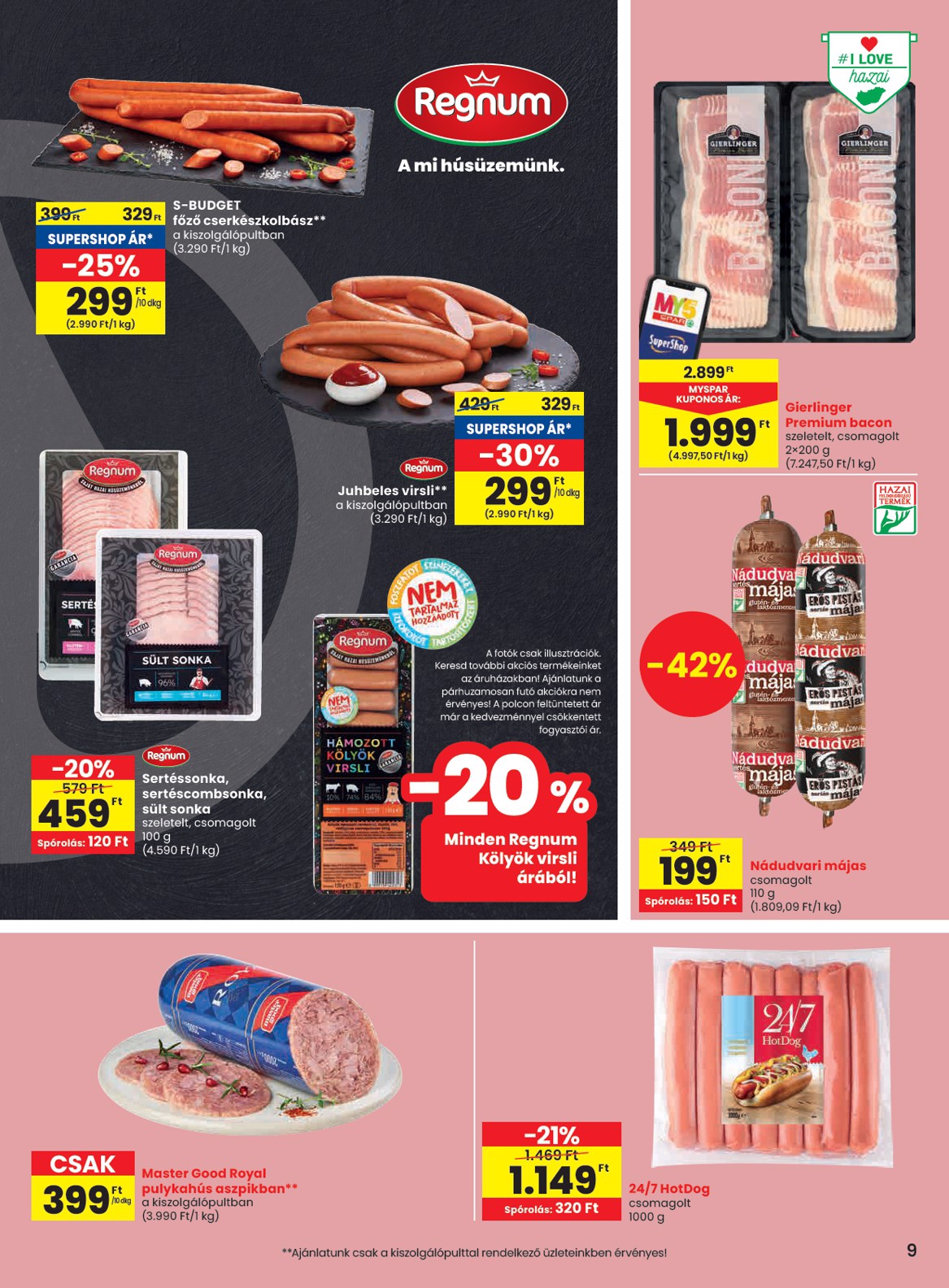 spar - SPAR akciós újság, érvényes 10.09. - 10.15. - page: 9