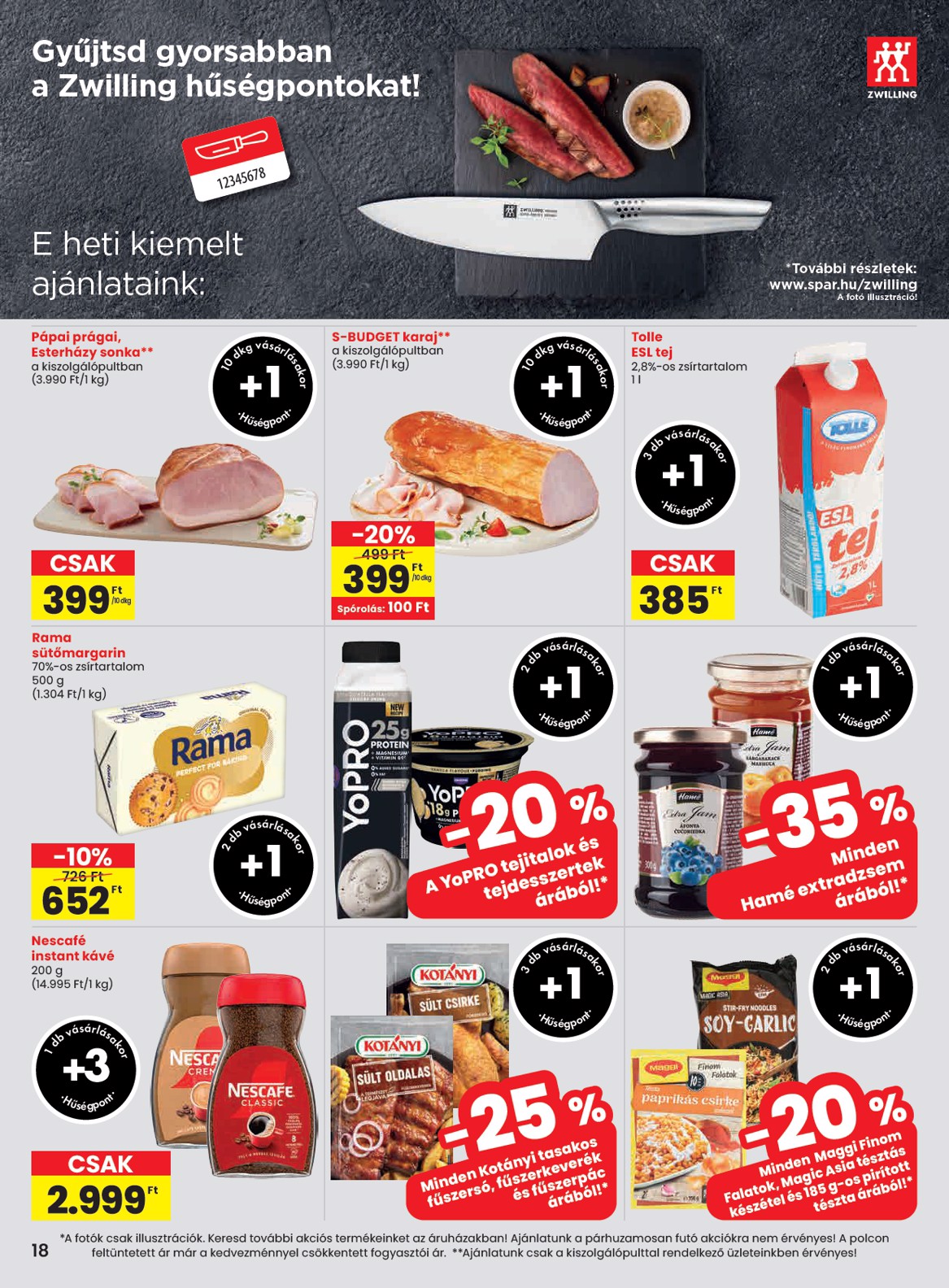 spar - SPAR akciós újság, érvényes 10.09. - 10.15. - page: 18