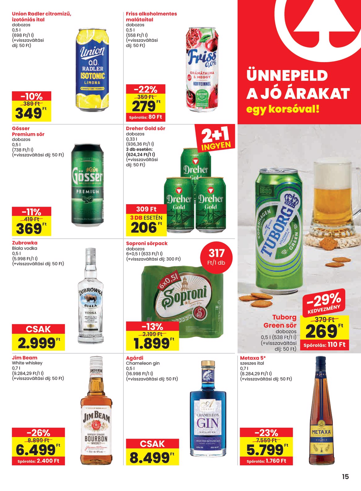 spar - SPAR akciós újság, érvényes 10.09. - 10.15. - page: 15