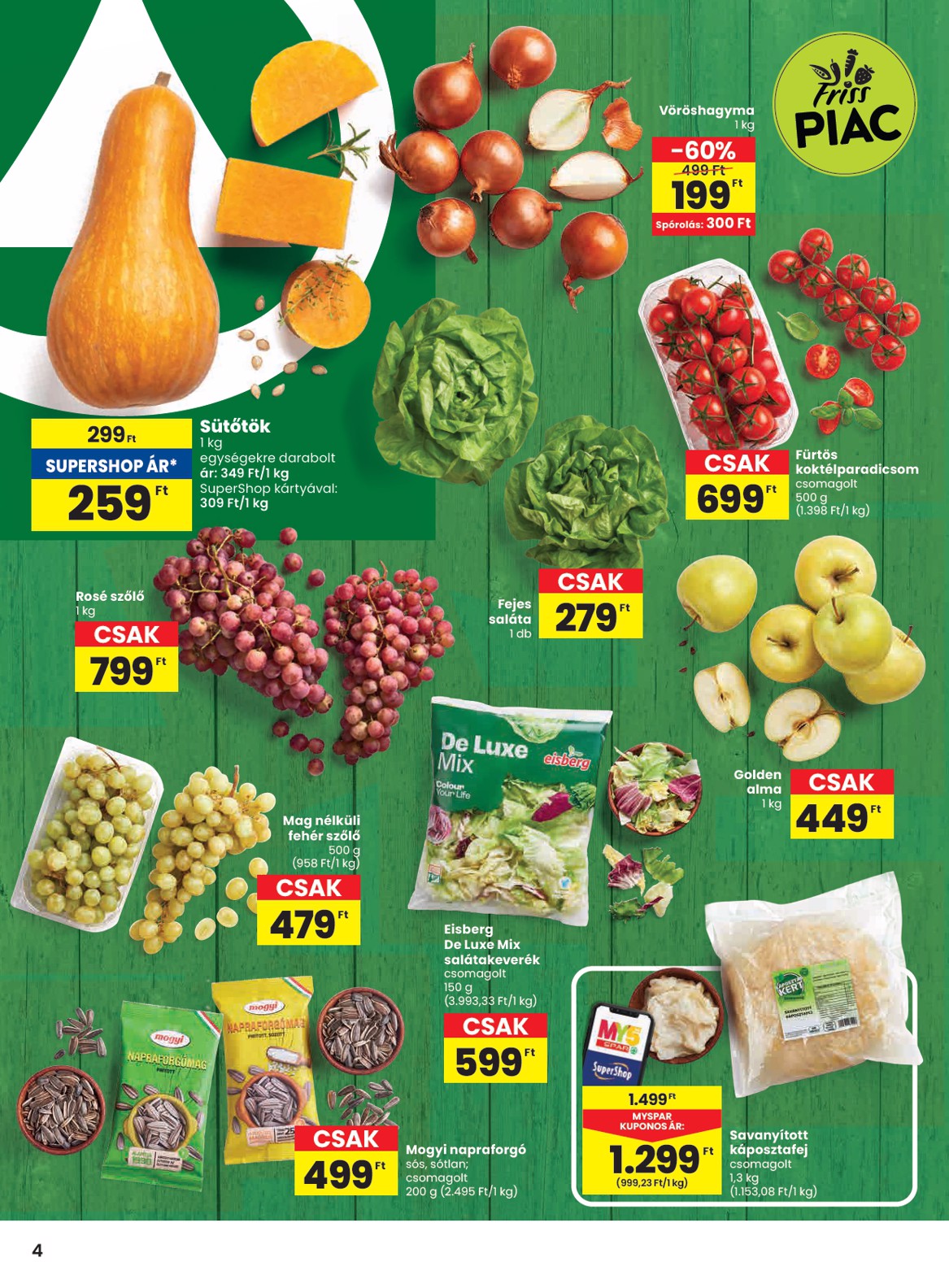 spar - SPAR akciós újság, érvényes 10.09. - 10.15. - page: 4