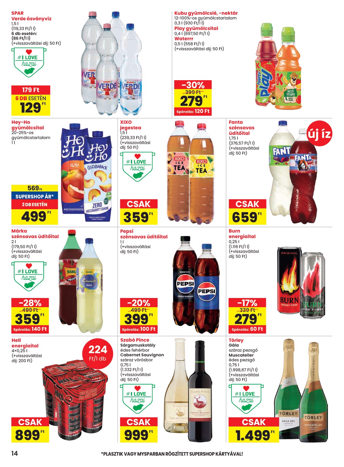 spar - SPAR akciós újság, érvényes 10.09. - 10.15. - page: 14
