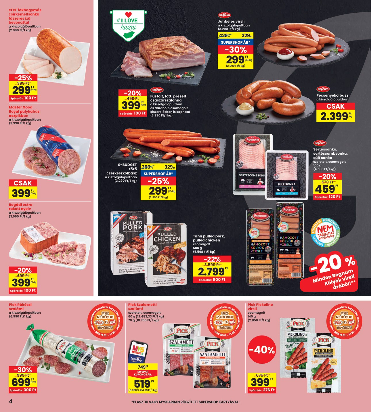 spar - INTERSPAR akciós újság, érvényes 10.09. - 10.15. - page: 4