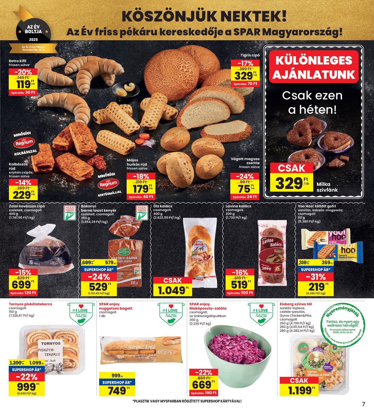 spar - INTERSPAR akciós újság, érvényes 10.09. - 10.15. - page: 7