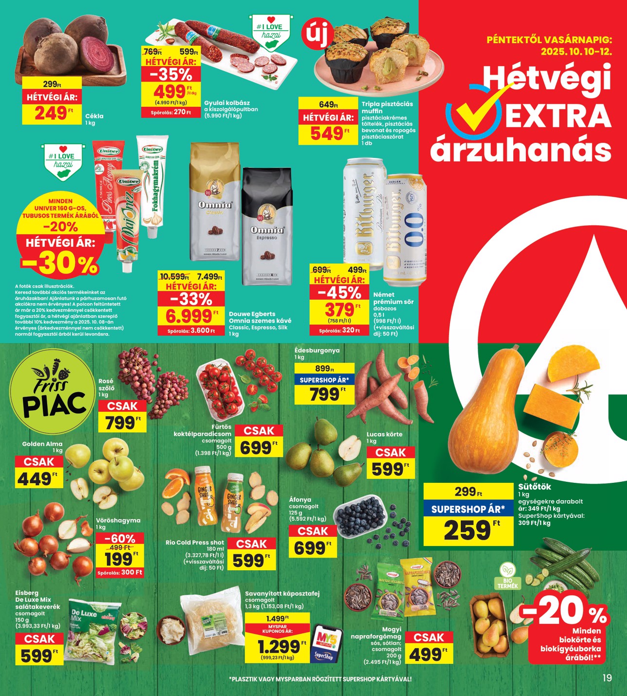 spar - INTERSPAR akciós újság, érvényes 10.09. - 10.15. - page: 19