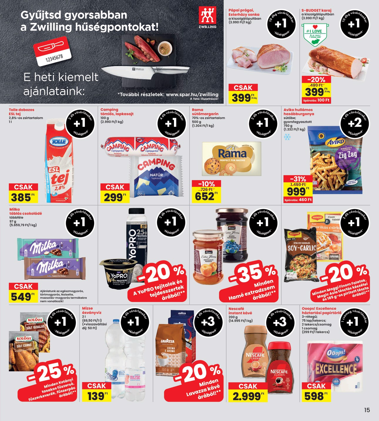 spar - INTERSPAR akciós újság, érvényes 10.09. - 10.15. - page: 15