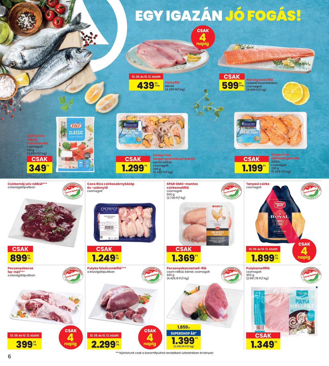 spar - INTERSPAR akciós újság, érvényes 10.09. - 10.15. - page: 6