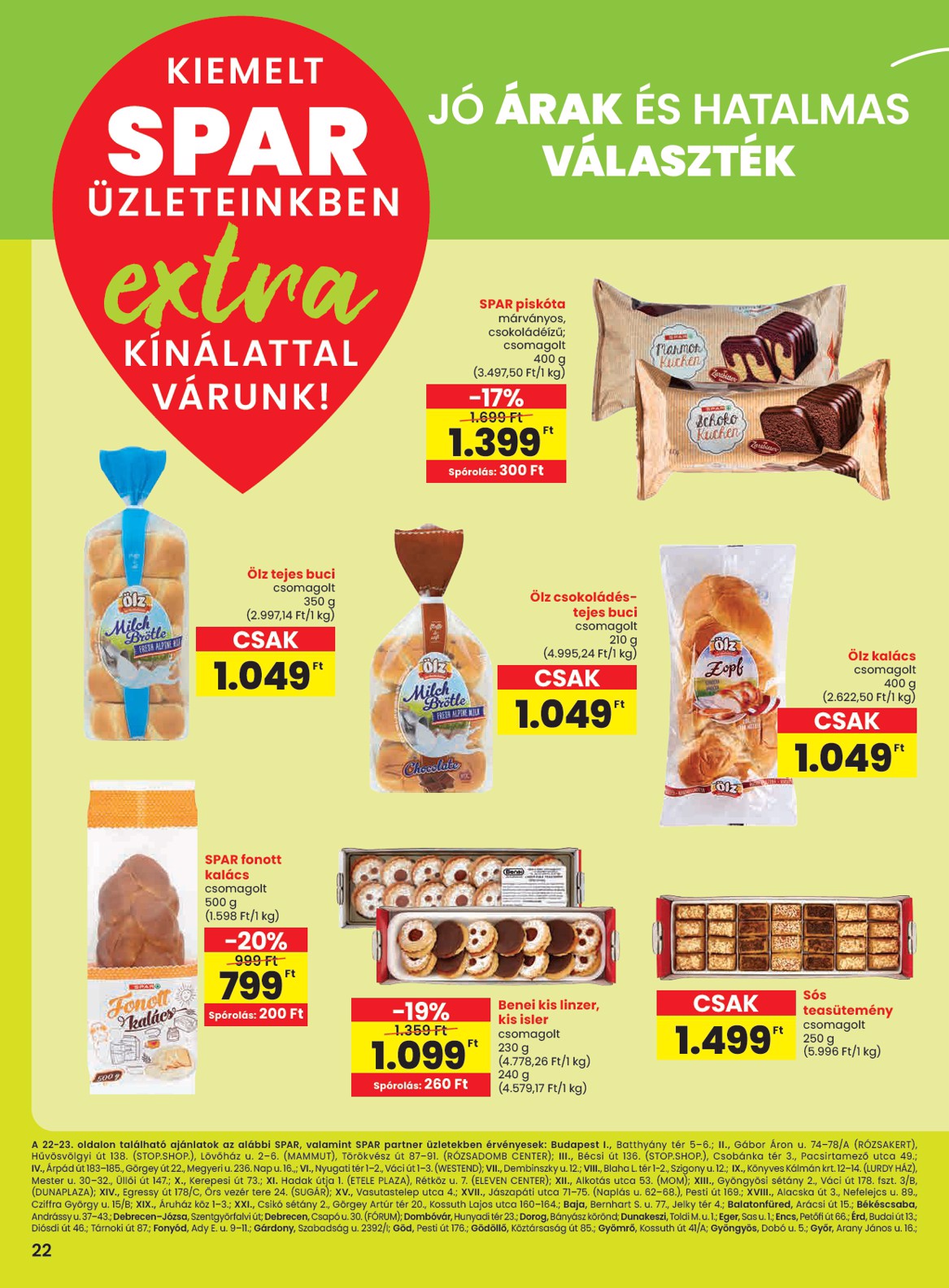 spar - SPAR - Extra akciós újság, érvényes 10.09. - 10.15. - page: 3