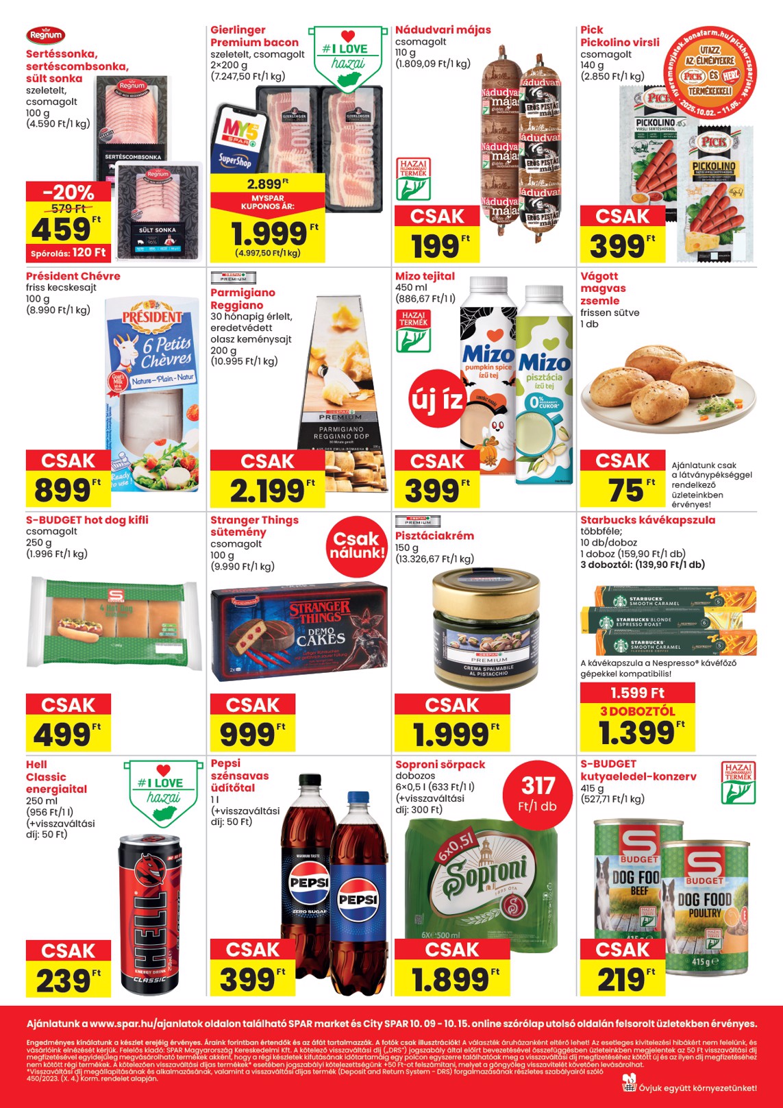 spar - SPAR - Market, City akciós újság, érvényes 10.09. - 10.15. - page: 2