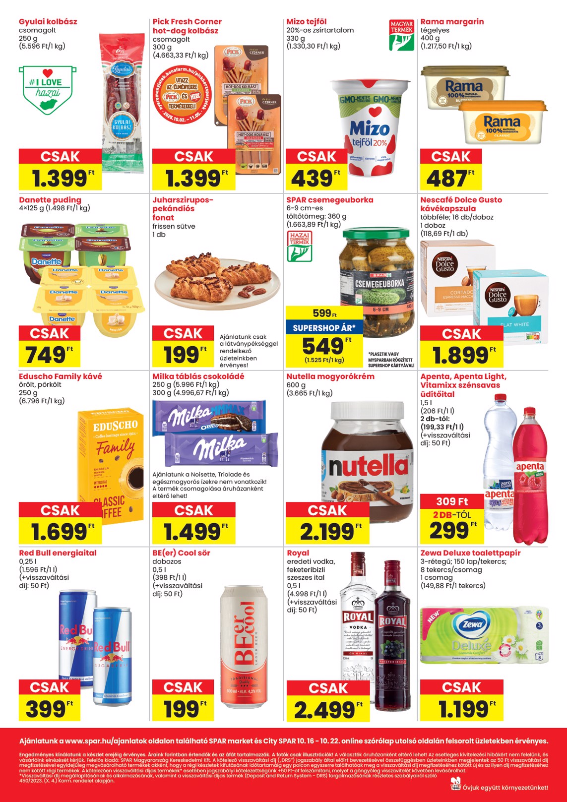 spar - SPAR - Market, City akciós újság, érvényes 10.16. - 10.22. - page: 2