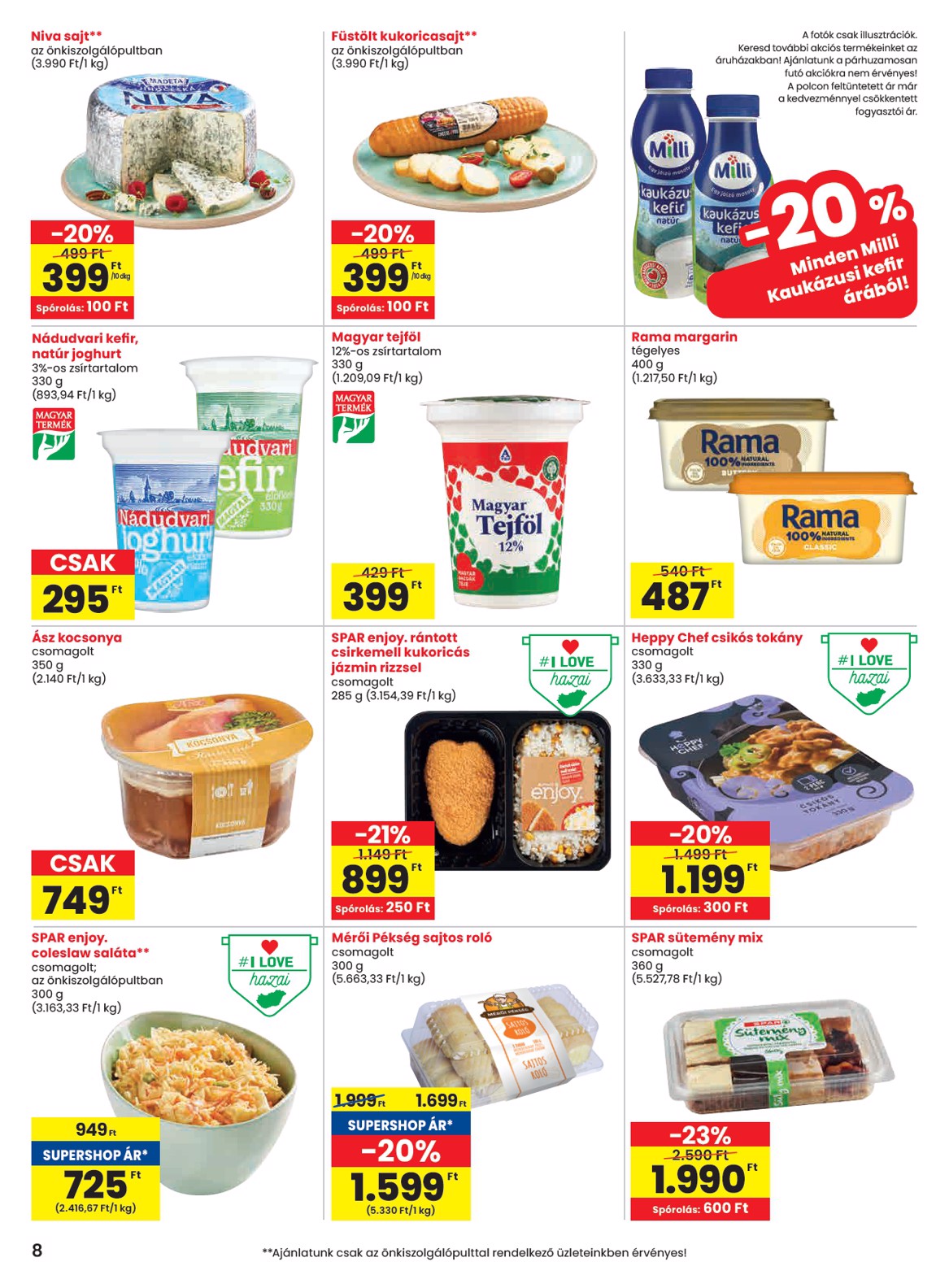 spar - SPAR akciós újság, érvényes 10.16. - 10.22. - page: 8