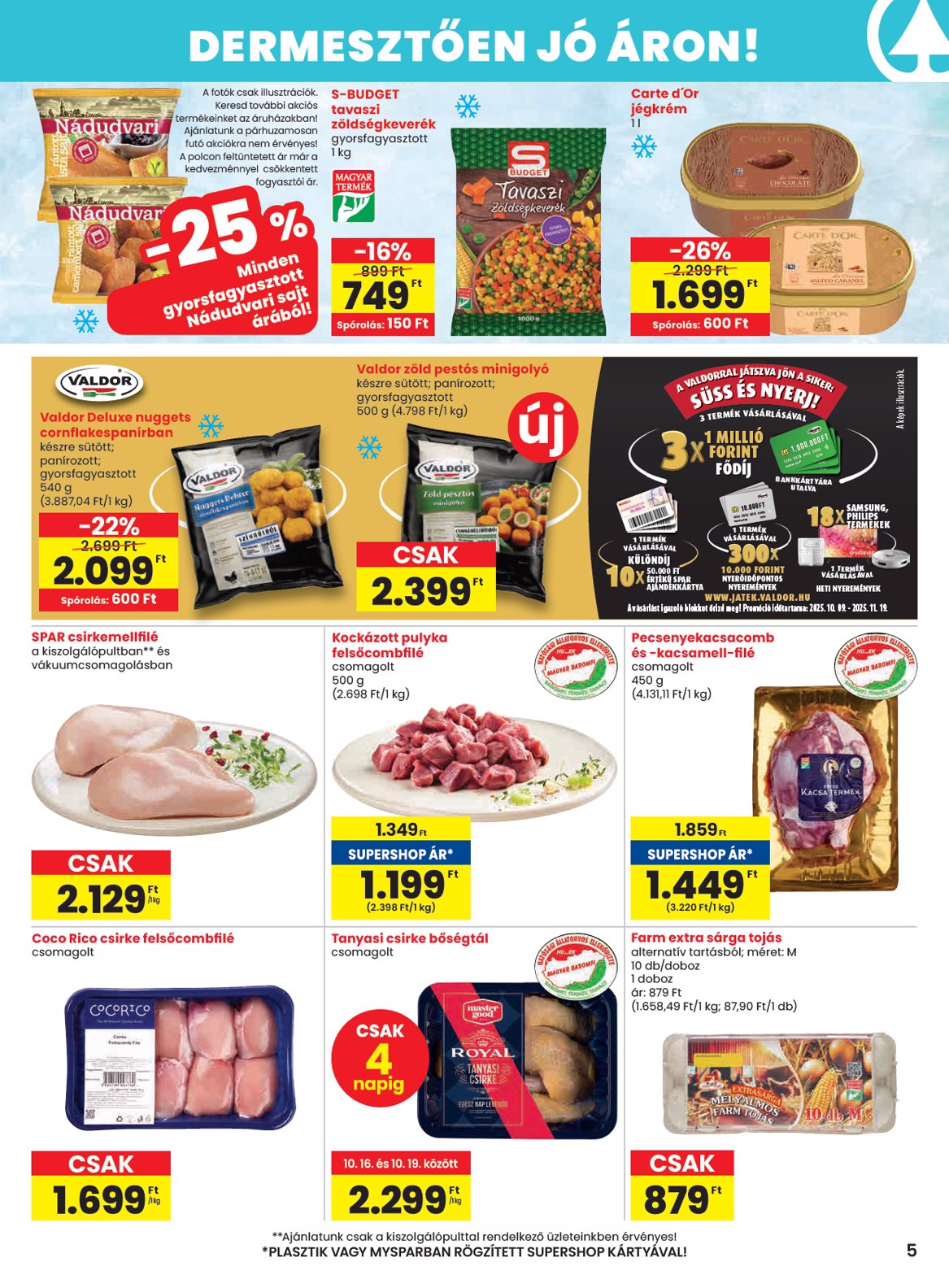 spar - SPAR akciós újság, érvényes 10.16. - 10.22. - page: 5