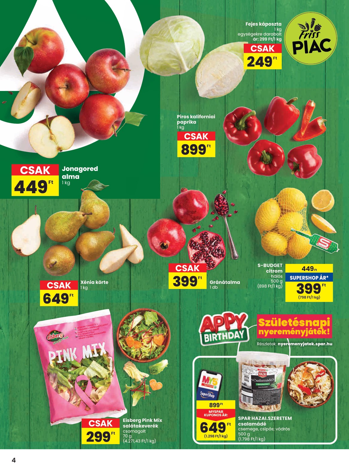 spar - SPAR akciós újság, érvényes 10.16. - 10.22. - page: 4