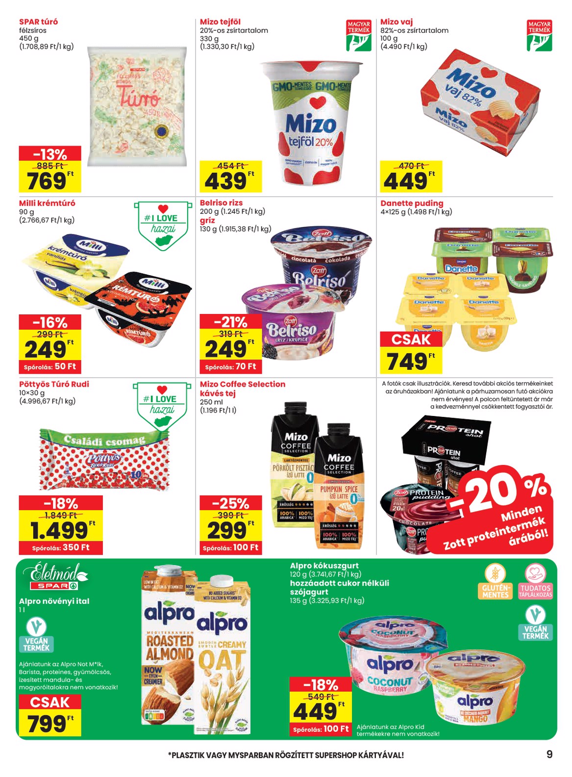 spar - SPAR akciós újság, érvényes 10.16. - 10.22. - page: 9