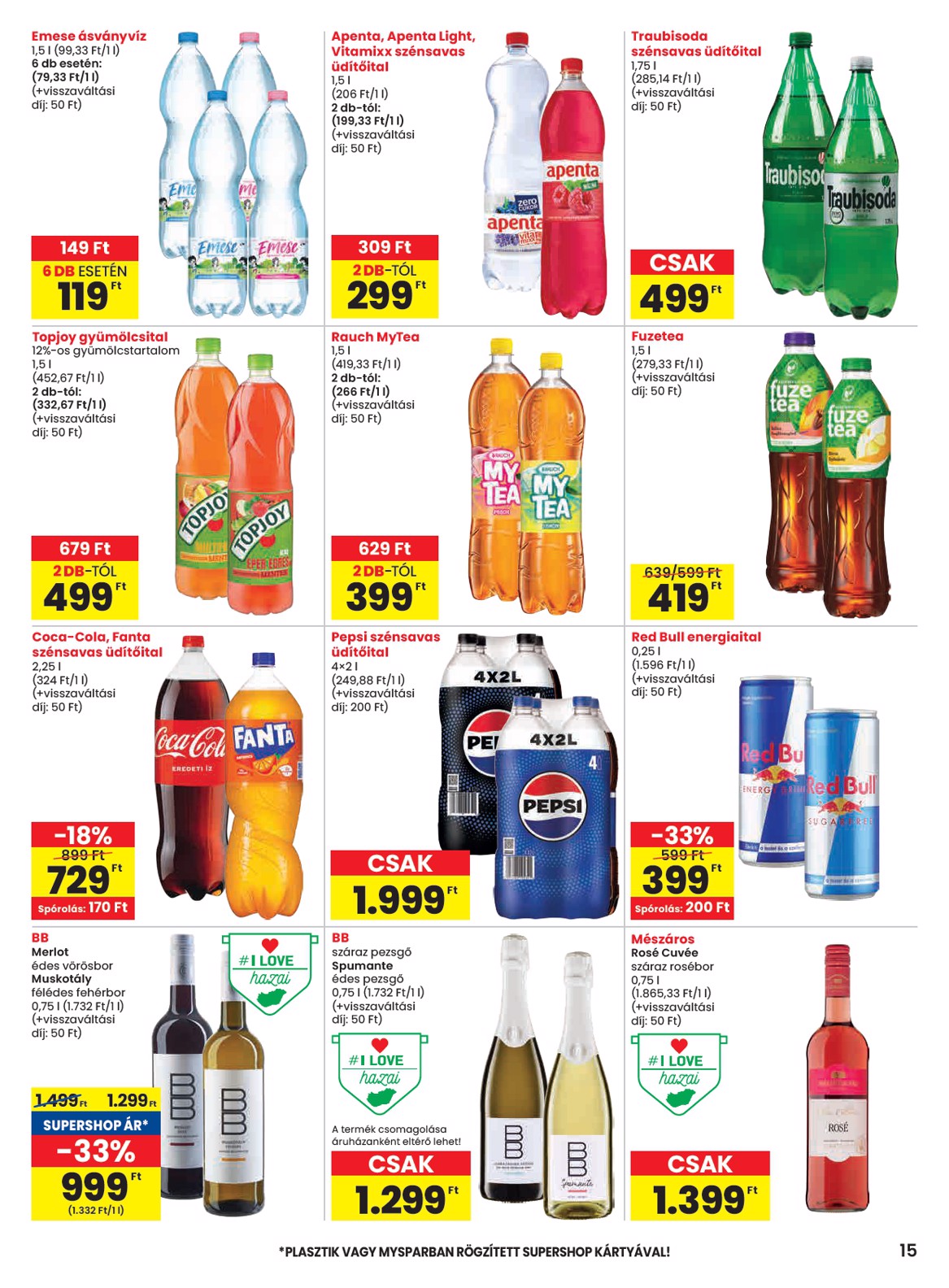 spar - SPAR akciós újság, érvényes 10.16. - 10.22. - page: 15