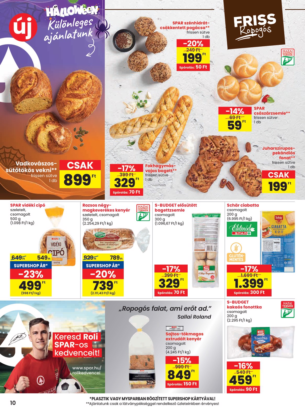 spar - SPAR akciós újság, érvényes 10.16. - 10.22. - page: 10