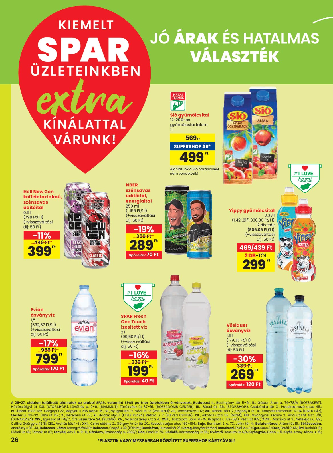 spar - SPAR - Extra akciós újság, érvényes 10.16. - 10.22. - page: 7