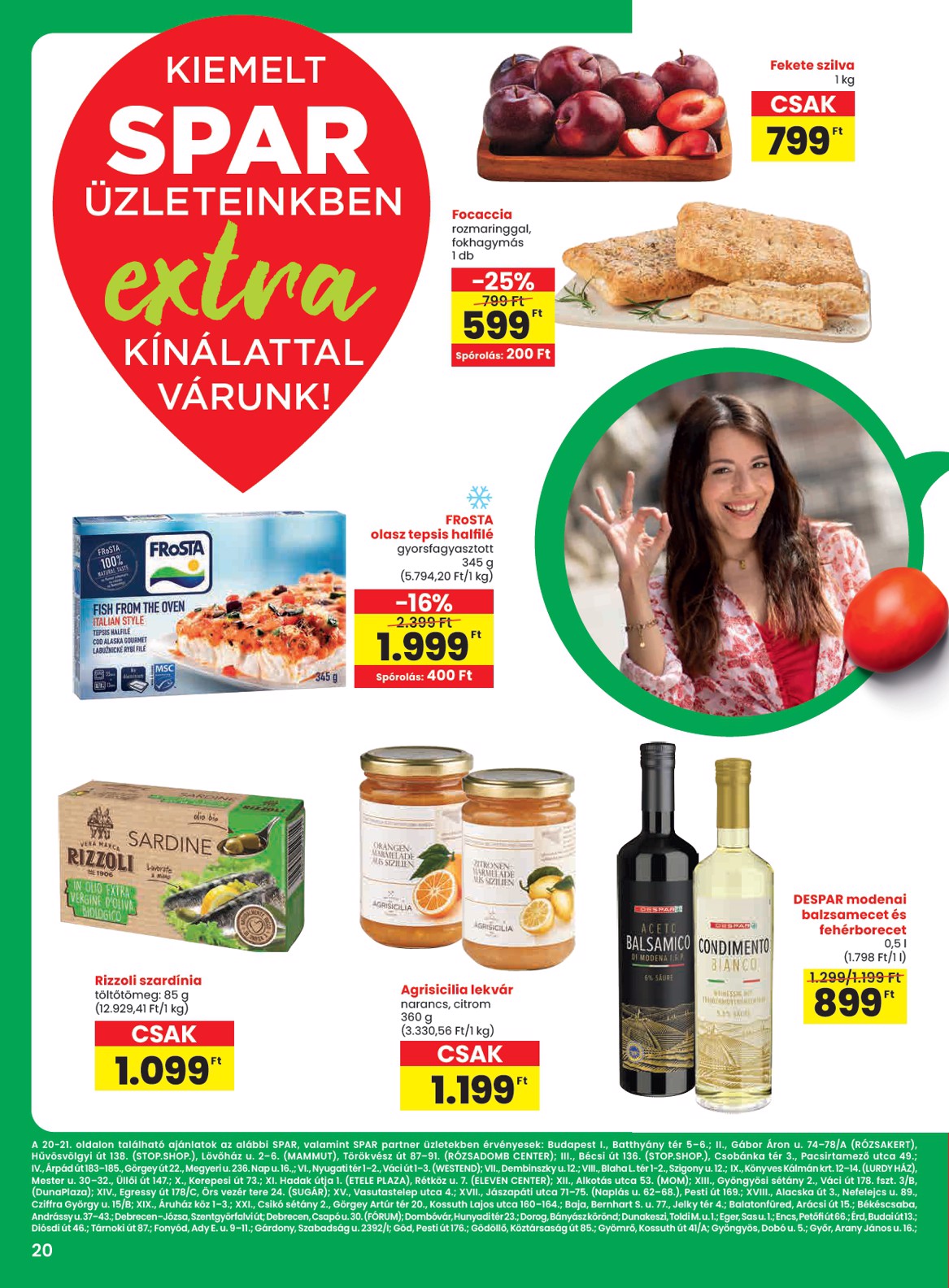 spar - SPAR - Extra akciós újság, érvényes 10.16. - 10.22.