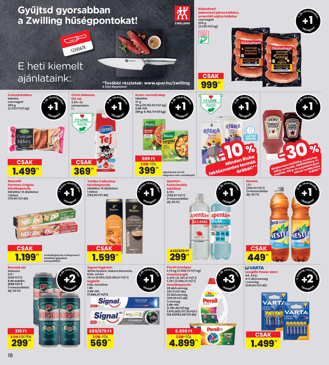 spar - INTERSPAR akciós újság, érvényes 10.16. - 10.22. - page: 18