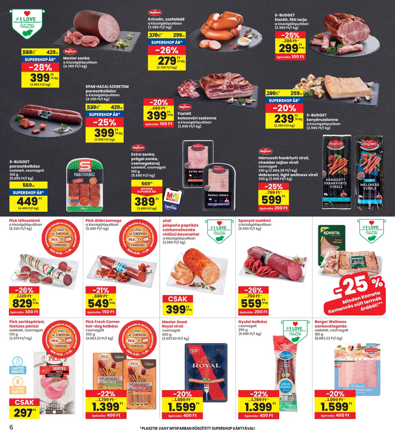 spar - INTERSPAR akciós újság, érvényes 10.16. - 10.22. - page: 6