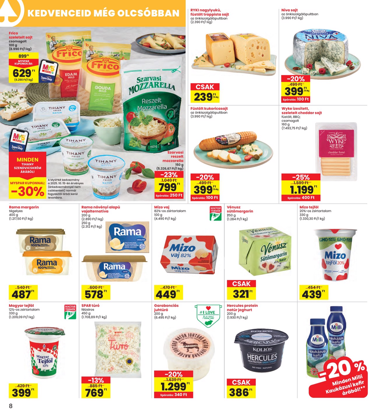 spar - INTERSPAR akciós újság, érvényes 10.16. - 10.22. - page: 8