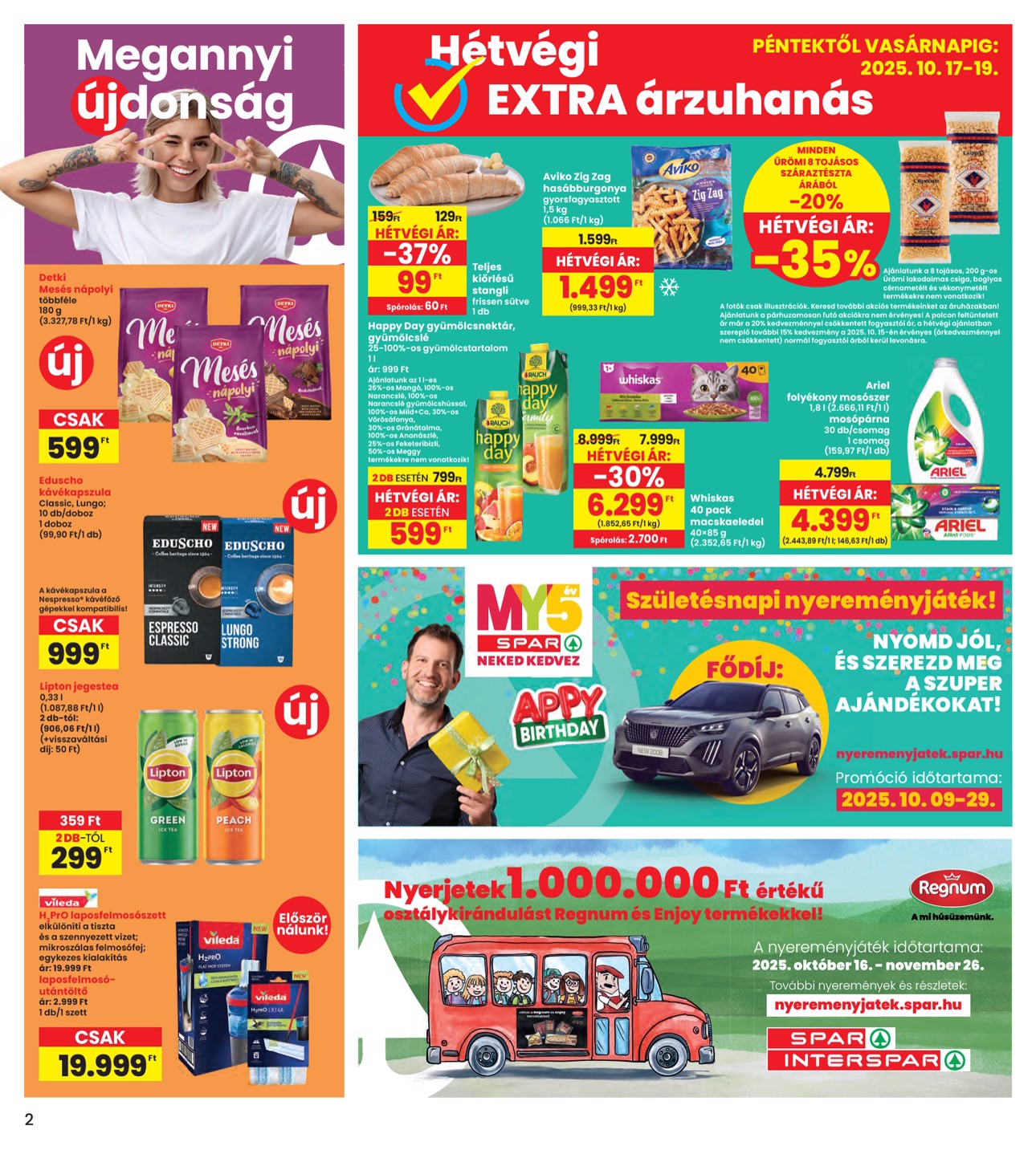 spar - INTERSPAR akciós újság, érvényes 10.16. - 10.22. - page: 2