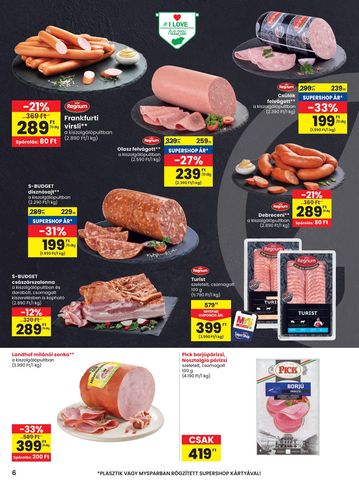 spar - SPAR akciós újság, érvényes 10.24. - 10.29. - page: 6