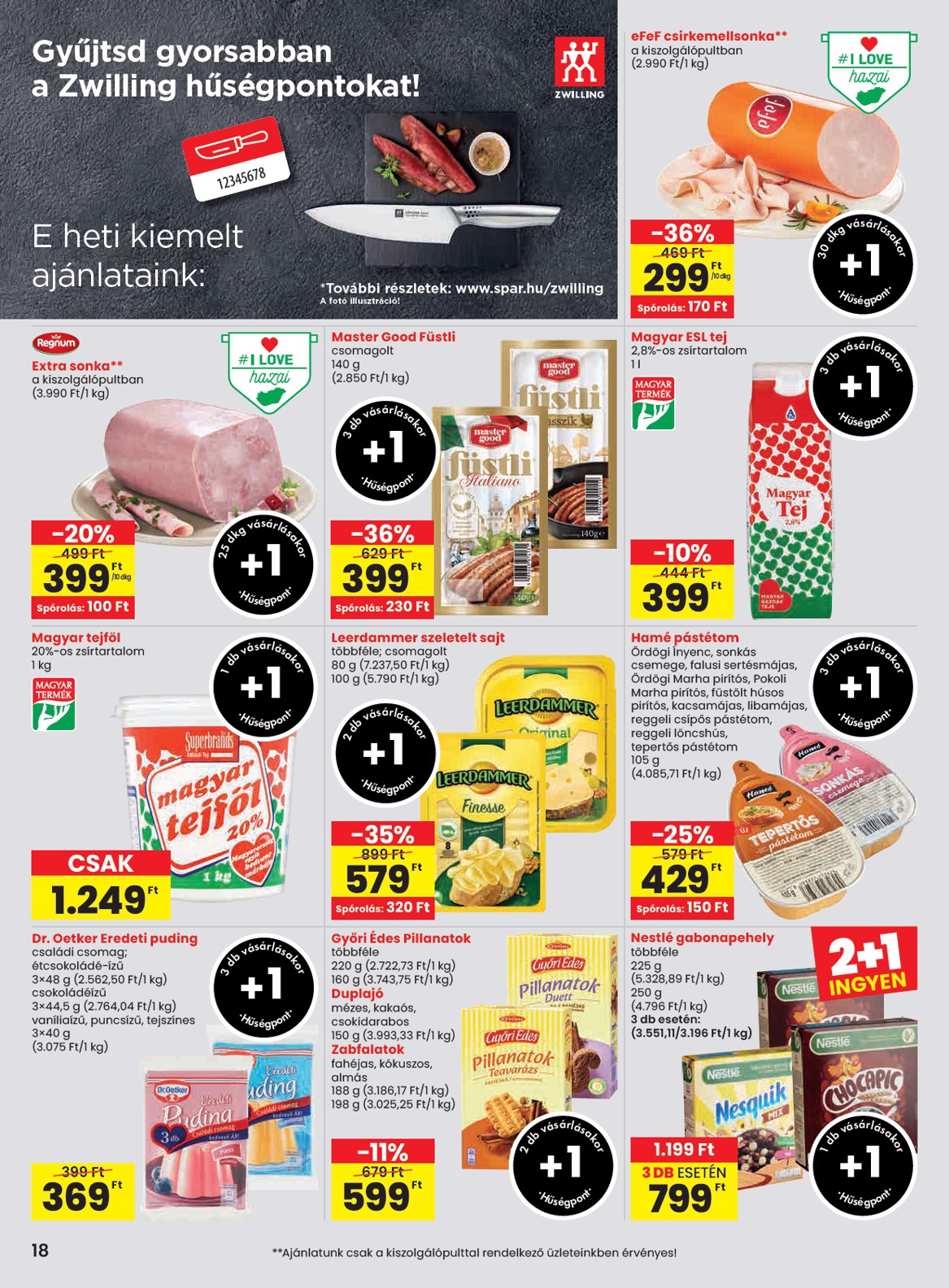 spar - SPAR akciós újság, érvényes 10.24. - 10.29. - page: 18