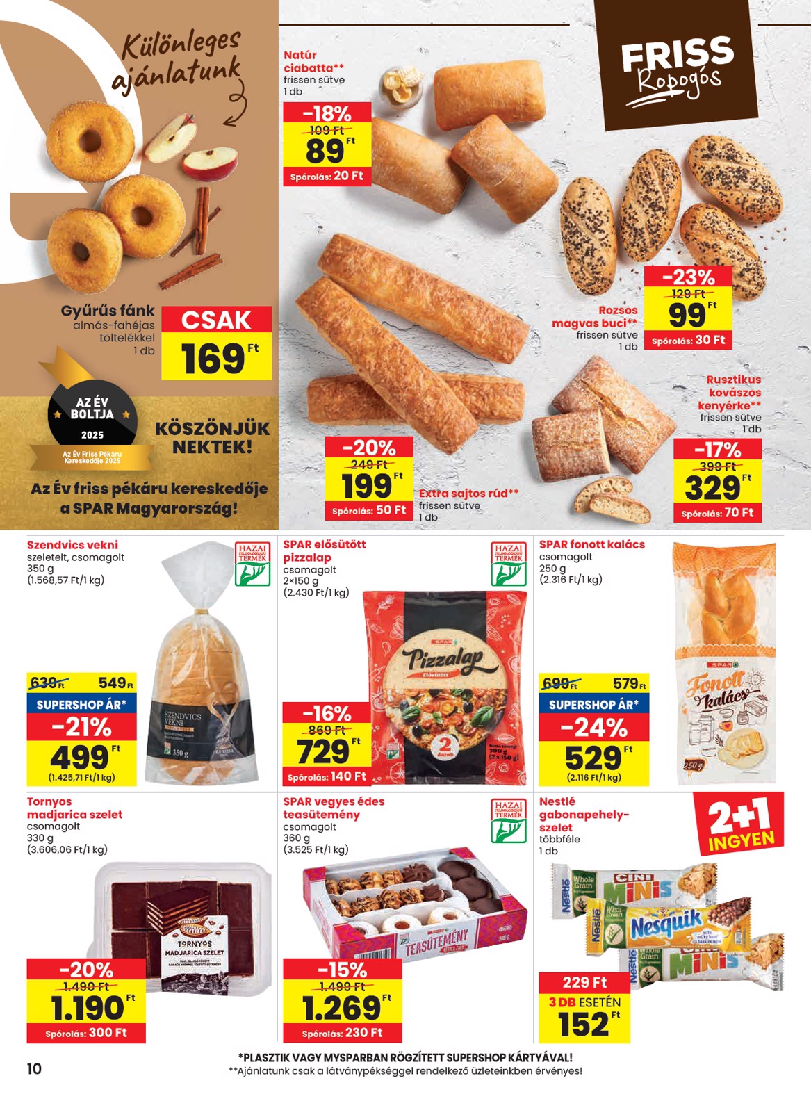 spar - SPAR akciós újság, érvényes 10.24. - 10.29. - page: 10
