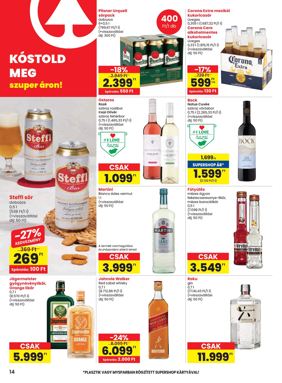 spar - SPAR akciós újság, érvényes 10.24. - 10.29. - page: 14
