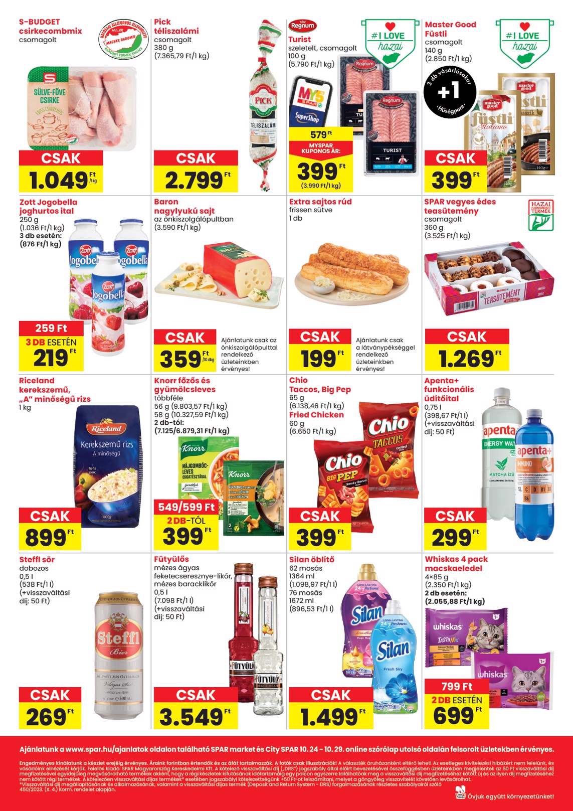 spar - SPAR - Market, City akciós újság, érvényes 10.24. - 10.29. - page: 2