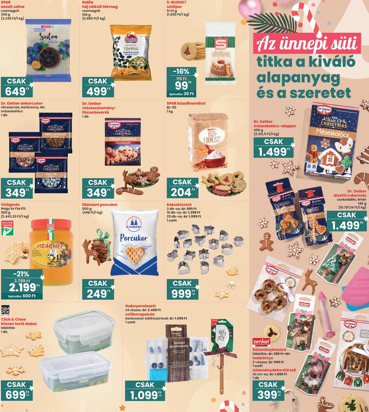 spar - INTERSPAR - Ajándék katalógus akciós újság, érvényes 10.30. - 11.12. - page: 5