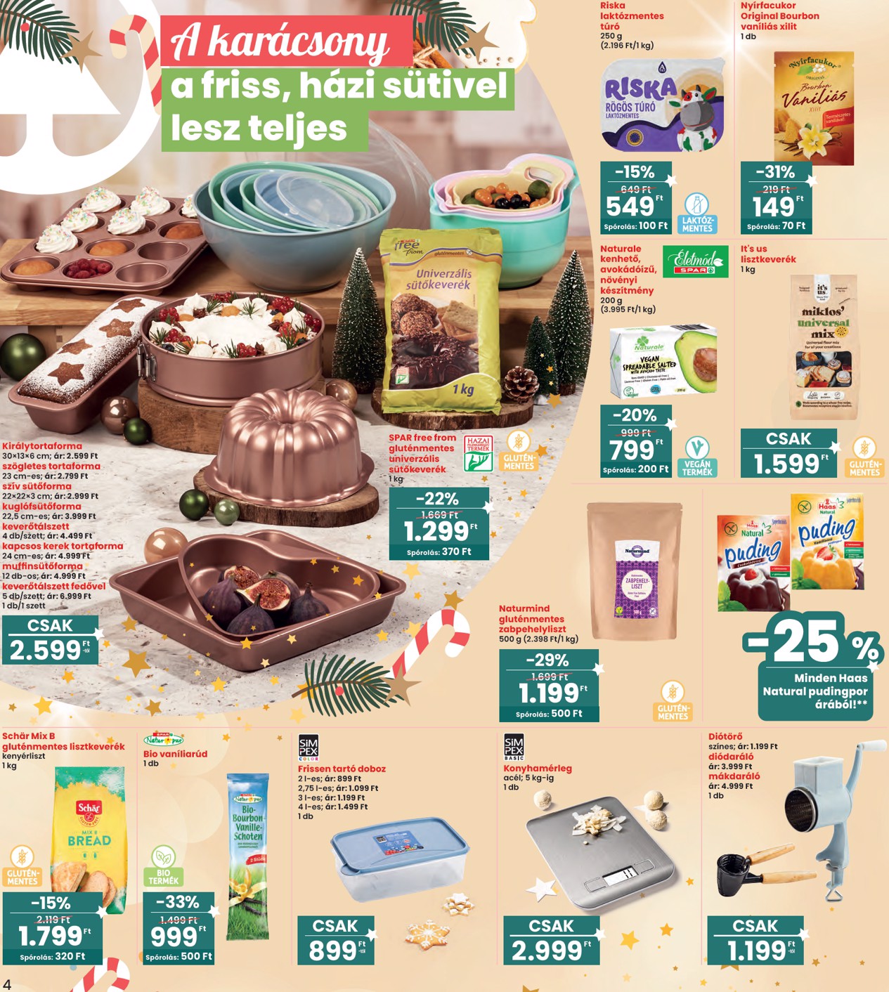 spar - INTERSPAR - Ajándék katalógus akciós újság, érvényes 10.30. - 11.12. - page: 4