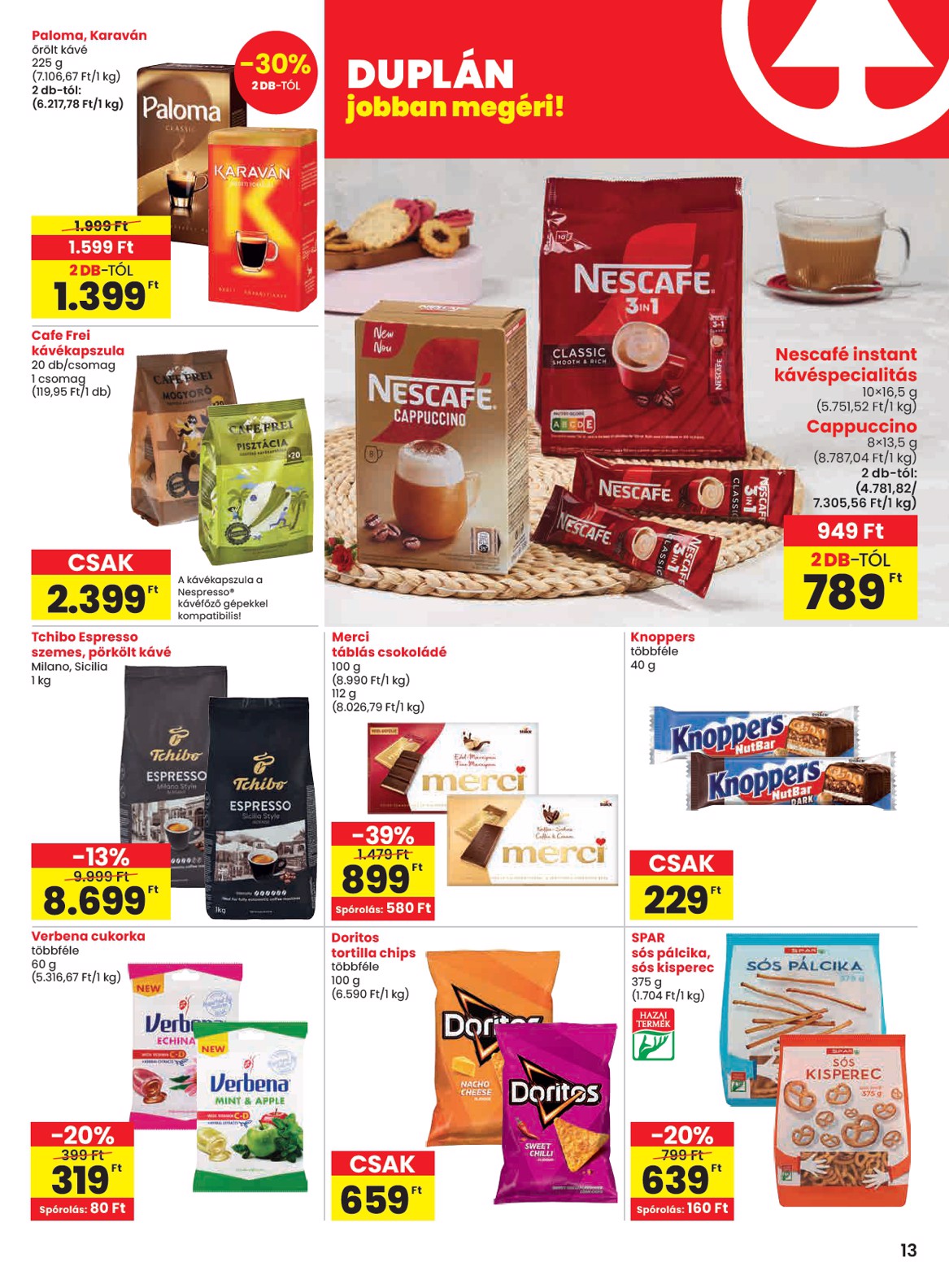 spar - SPAR akciós újság, érvényes 10.30. - 11.05. - page: 13