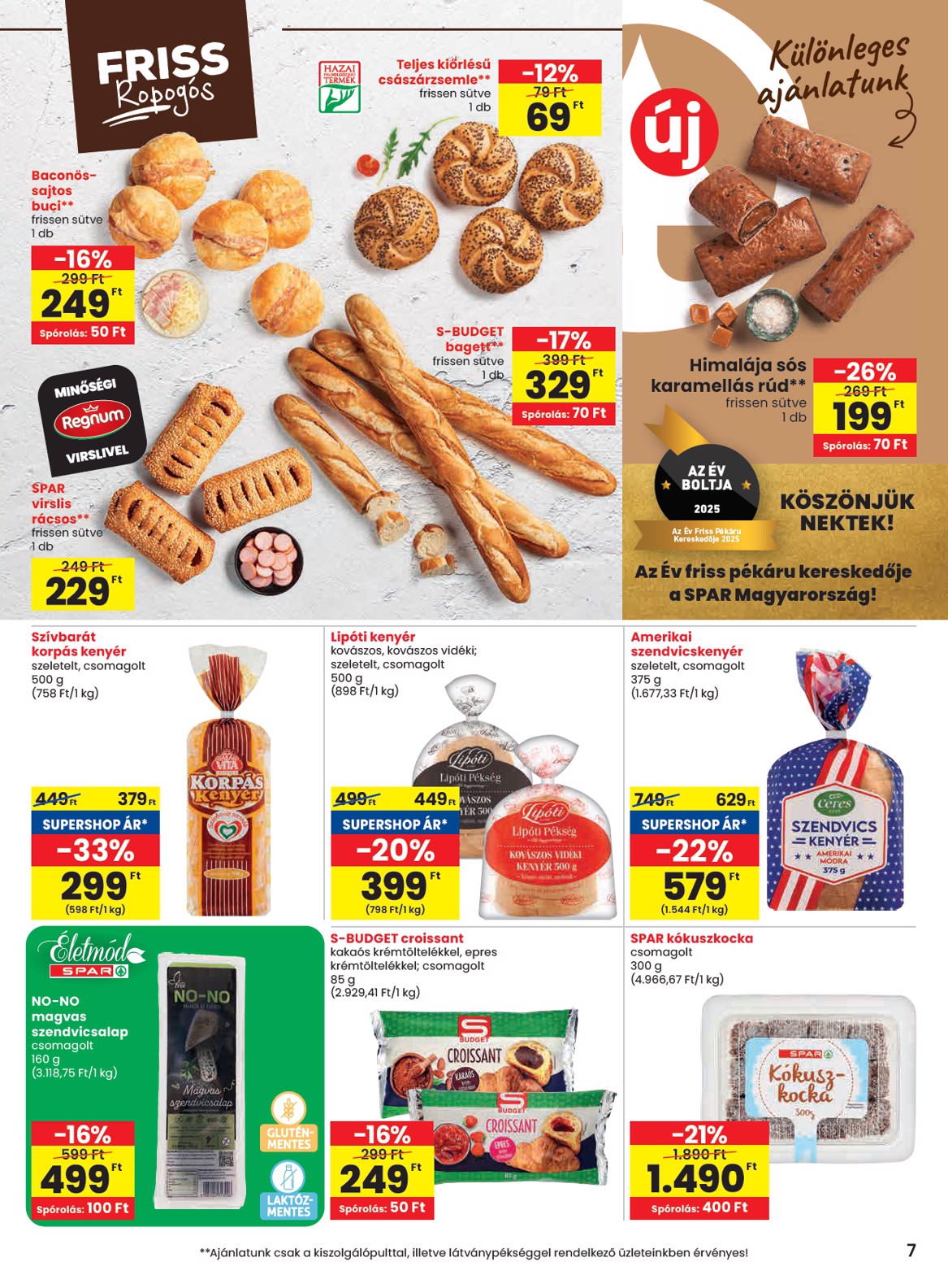 spar - SPAR akciós újság, érvényes 10.30. - 11.05. - page: 7