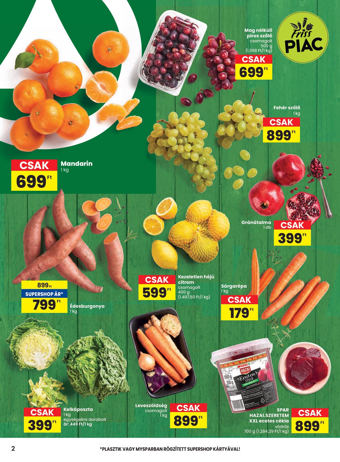 spar - SPAR akciós újság, érvényes 10.30. - 11.05. - page: 2