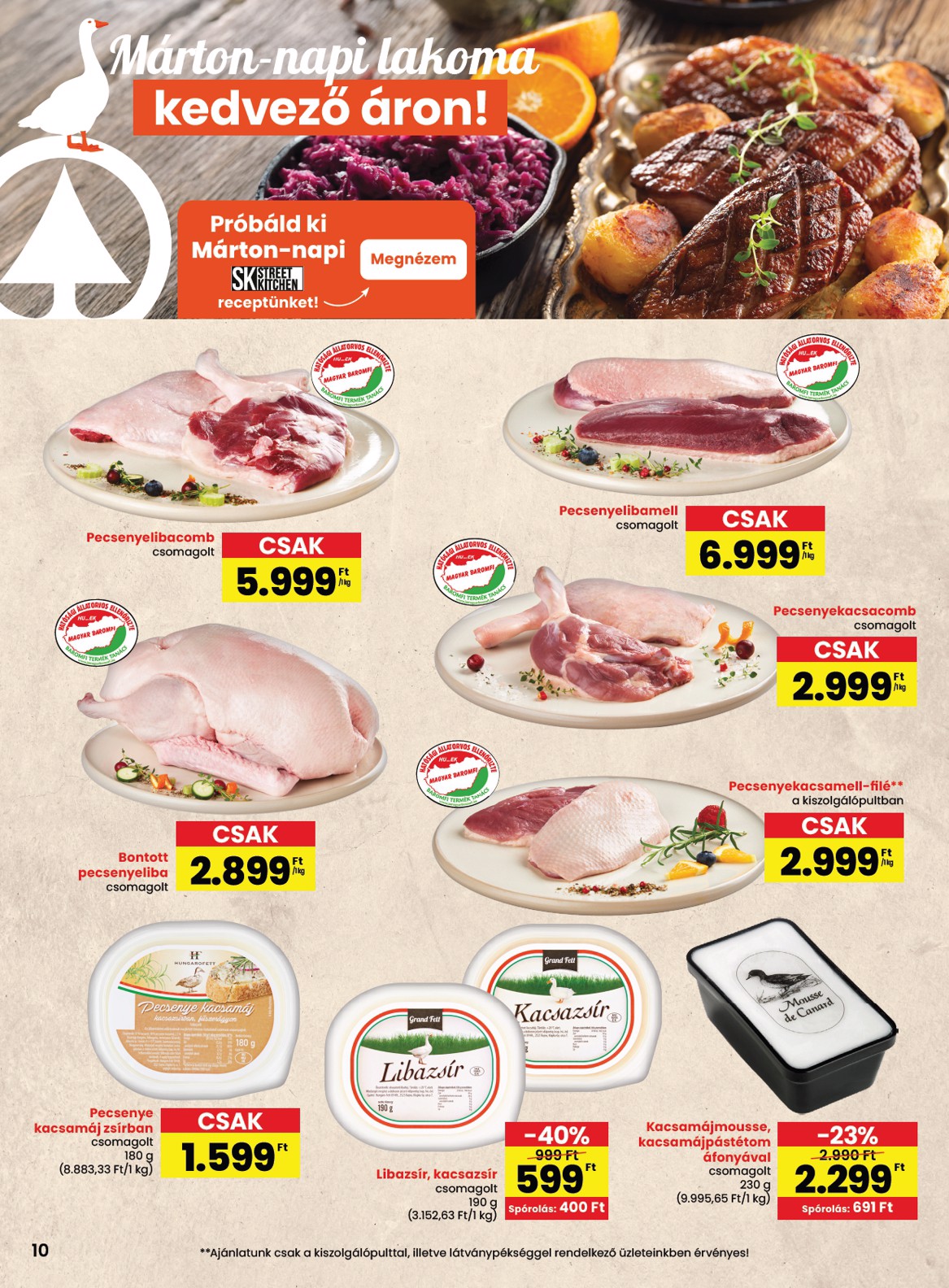 spar - SPAR akciós újság, érvényes 10.30. - 11.05. - page: 10