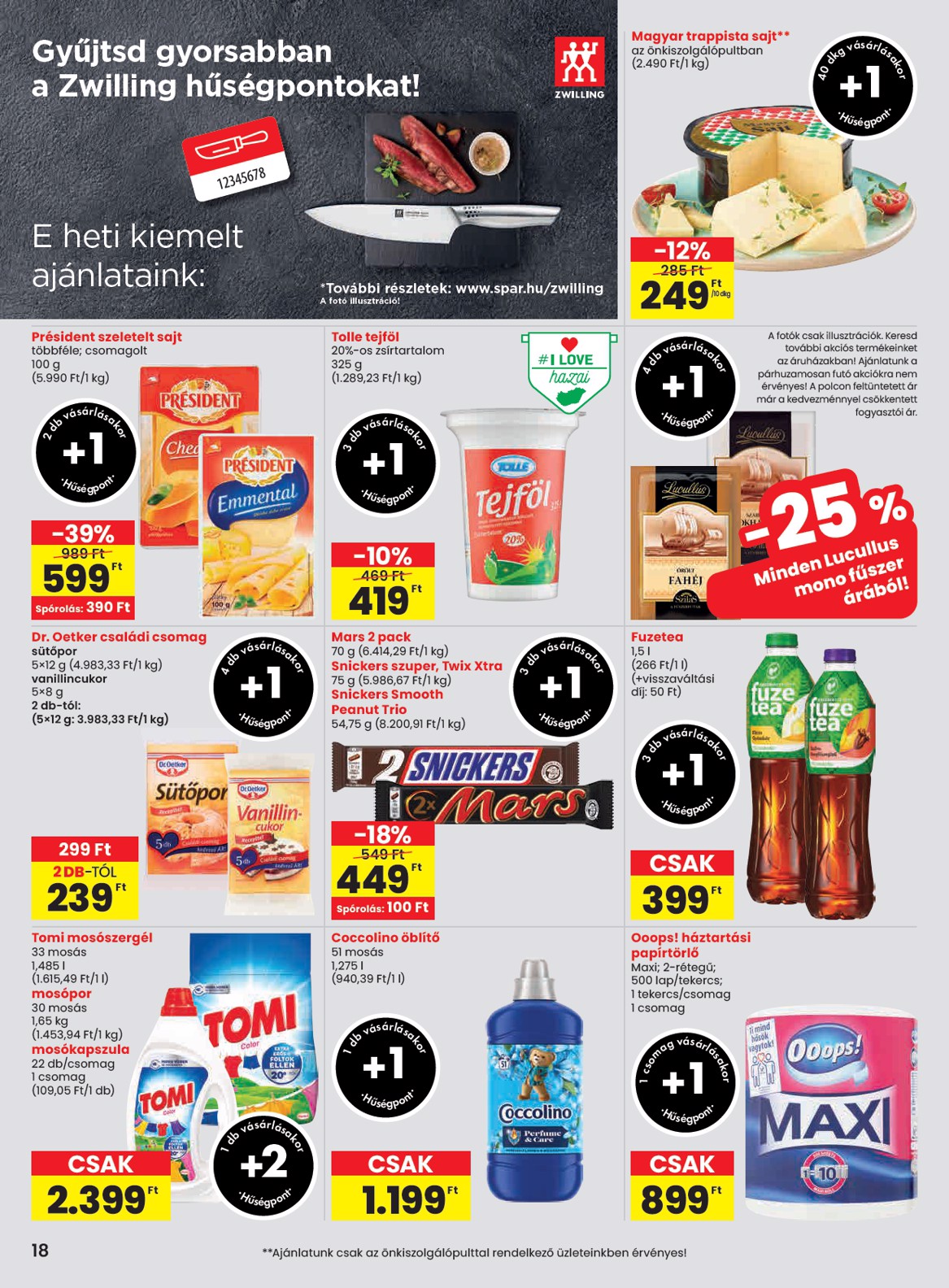 spar - SPAR akciós újság, érvényes 10.30. - 11.05. - page: 18