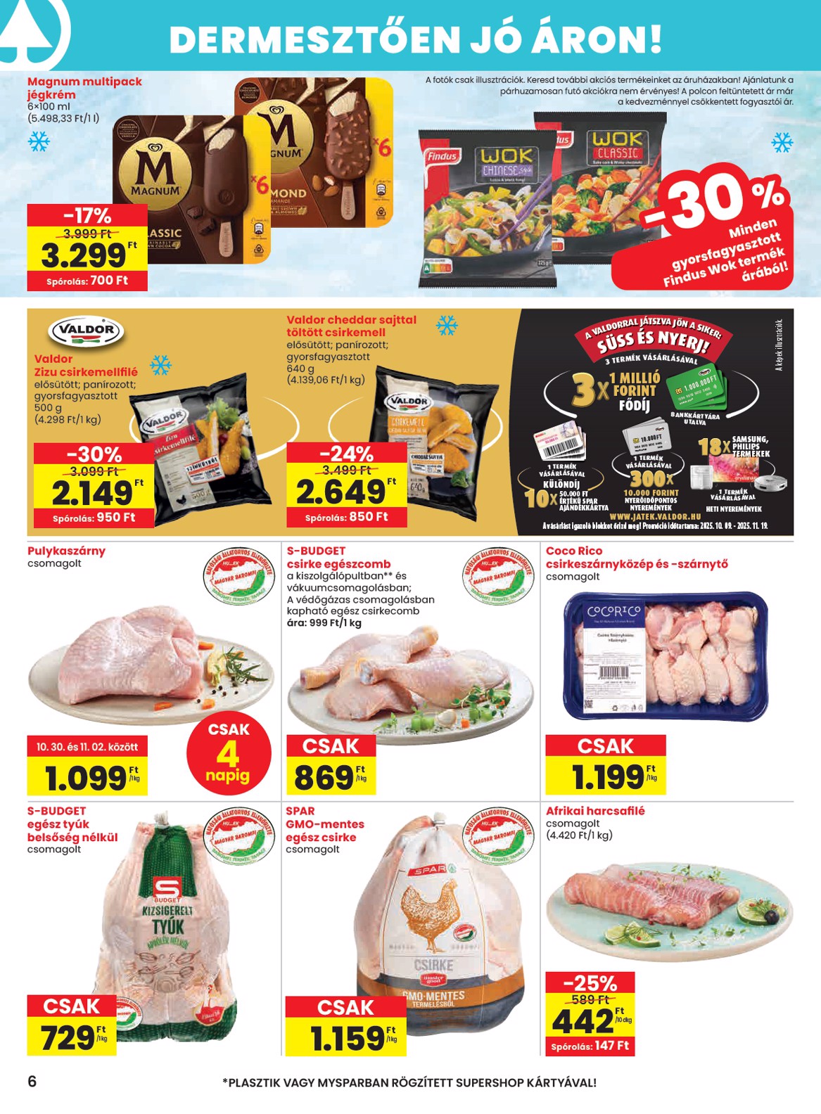 spar - SPAR - Zalaszentgrót akciós újság, érvényes 10.30. - 11.05. - page: 6