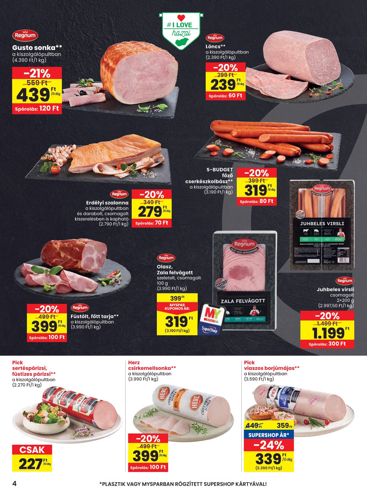 spar - SPAR - Zalaszentgrót akciós újság, érvényes 10.30. - 11.05. - page: 4