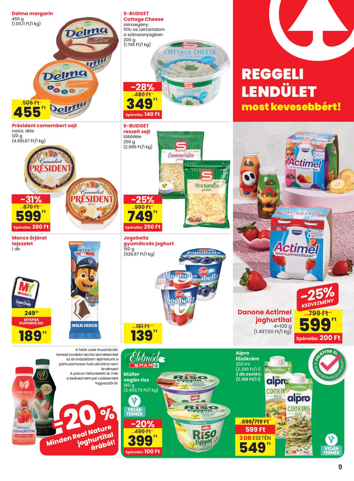 spar - SPAR - Zalaszentgrót akciós újság, érvényes 10.30. - 11.05. - page: 9