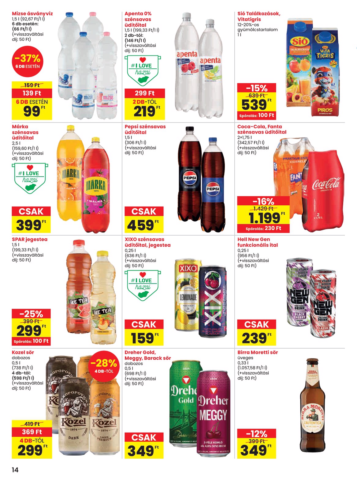 spar - SPAR - Zalaszentgrót akciós újság, érvényes 10.30. - 11.05. - page: 14