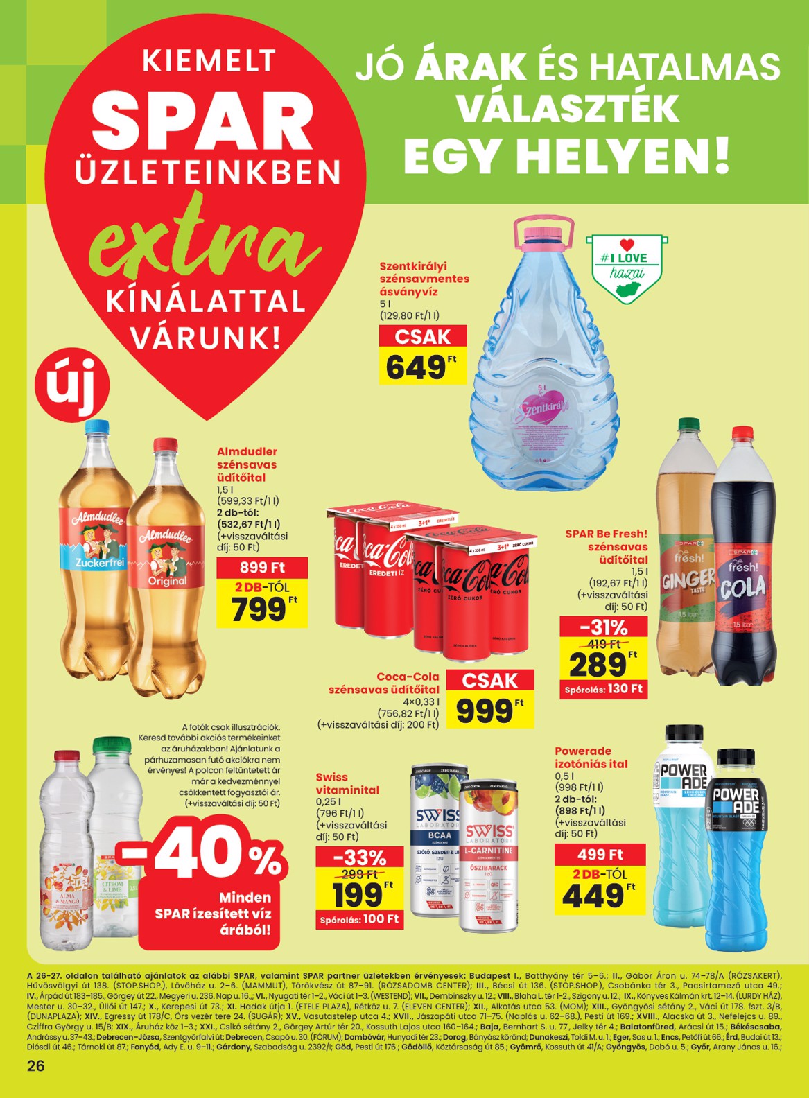 spar - SPAR - Extra akciós újság, érvényes 10.30. - 11.05. - page: 7